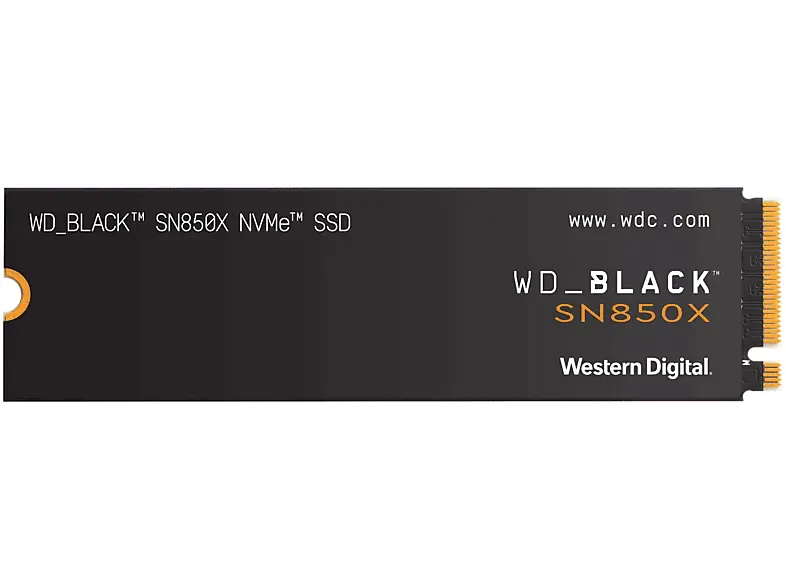Western Digital 2 TB WD_black SN850X NVMe SSD WDBB9G0020BNC Retail (PCI Express, intern); SSD Festplatte