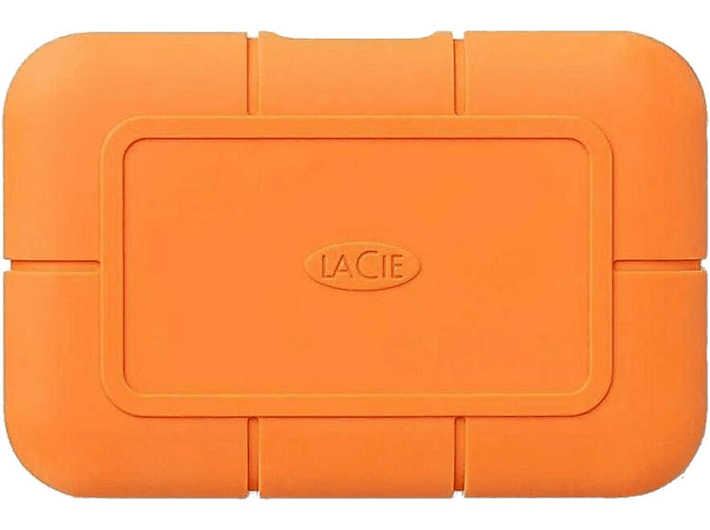 Lacie SSD Festplatte Rugged 500GB, USB-C 3.1, extern, orange (STHR500800)