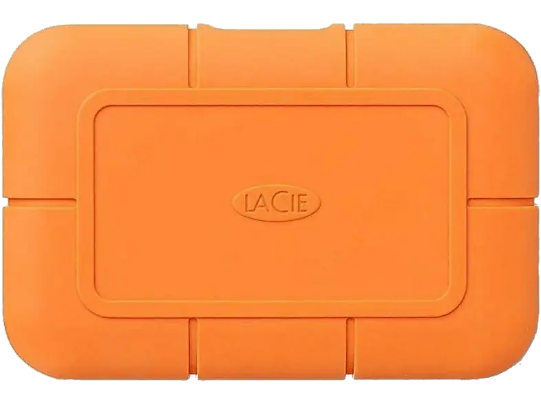 LACIE SSD Festplatte Rugged 500GB, USB-C 3.1, extern, orange (STHR500800)