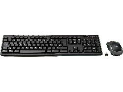 LOGITECH MK270 Kabelloses Tastatur-Maus-Set, DEU (Qwertz), Schwarz; Kabelloses Tastatur-Maus Set