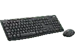 MediaMarkt LOGITECH MK295 Silent Kabelloses & ger&auml;uscharmes Tastatur-Maus-Set, DEU (Qwertz), Grafit; Kabelloses Tastatur-Maus Set - bis 12.09.2026