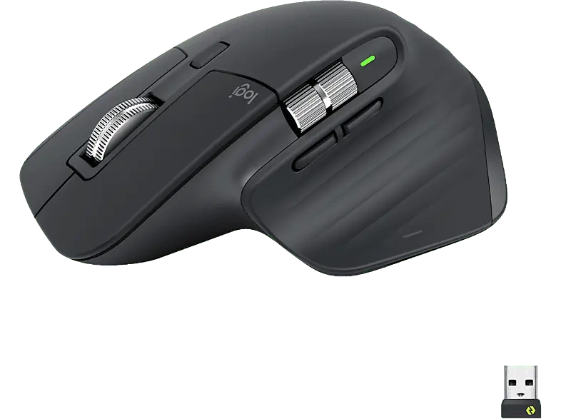 LOGITECH MX Master 3S Kabellose Performance Maus, Bluetooth, Grafit