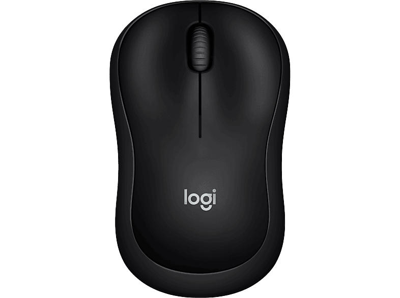 Logitech PC Maus M220 Silent, kabellos, 1000 DPI, Lange Batterielaufzeit, Für Links- & Rechtshänder, Schwarz