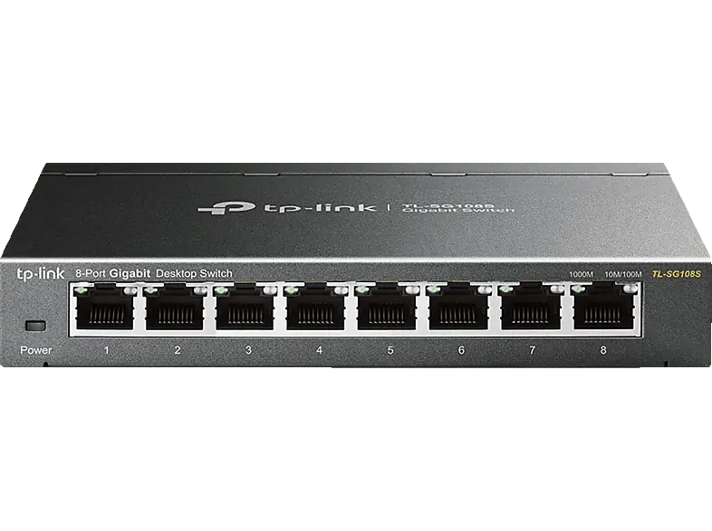 TP-Link Switch TL-SG100 Desktop Gigabit 8x RJ-45 (TL-SG108S)