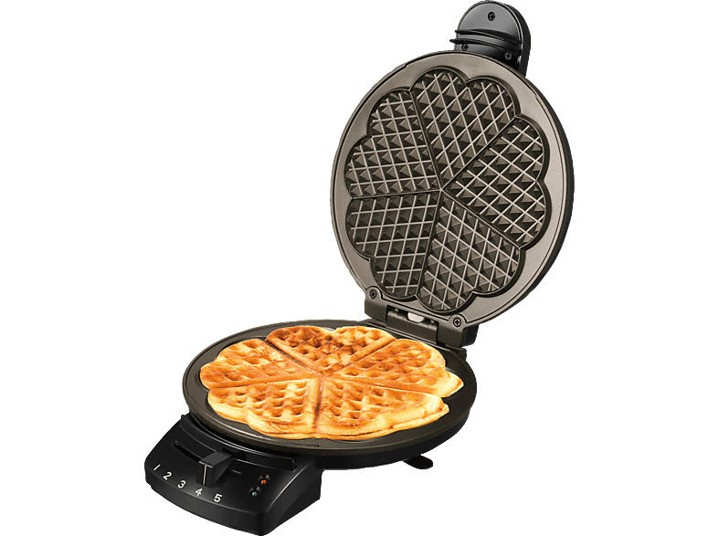 Unold 48235 Waffeleisen, Schwarz, 1200 Watt