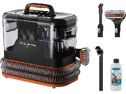 Rowenta Clean It IN5011 Tragbarer Teppichreiniger, Schwarz/Orange