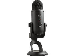 blue MicroPHoneS G Yeti Premium USB-Mikrofon mit mehreren Richtcharakteristiken und Blue VO!CE, Schwarz; USB-Gaming-Mikrofon