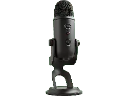 blue MicroPHoneS G Yeti Premium USB-Mikrofon mit mehreren Richtcharakteristiken und Blue VO!CE, Schwarz; USB-Gaming-Mikrofon