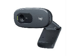 Logitech HD Webcam C270, integriertes Mikrofon mit Rauschunterdrückung, Schwarz (960-001063)