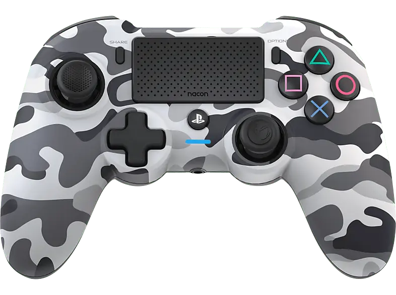 NACON Asymmetrischer Wireless-Controller für Playstation 4 und PC, Camo Grey