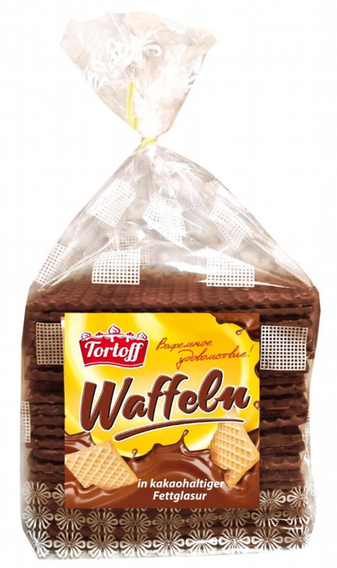 Waffeln in kakaohaltiger Fettglasur (78%)