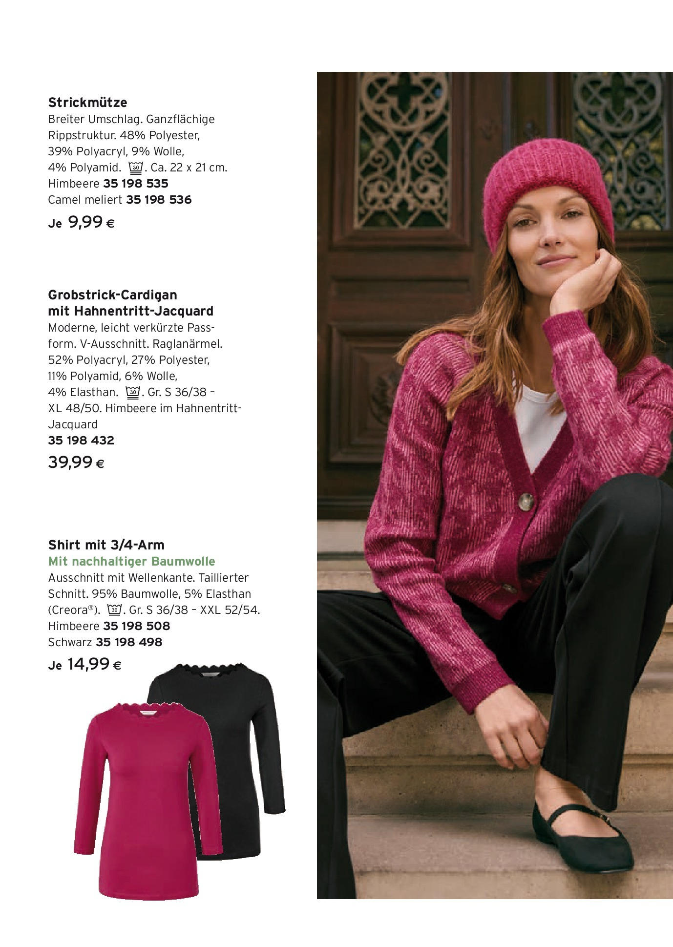 Tchibo Eduscho Magazin: Autumn & Winter Collection von 23.10.2024 - Aktuelle Angebote | Seite: 6 | Produkte: Himbeere