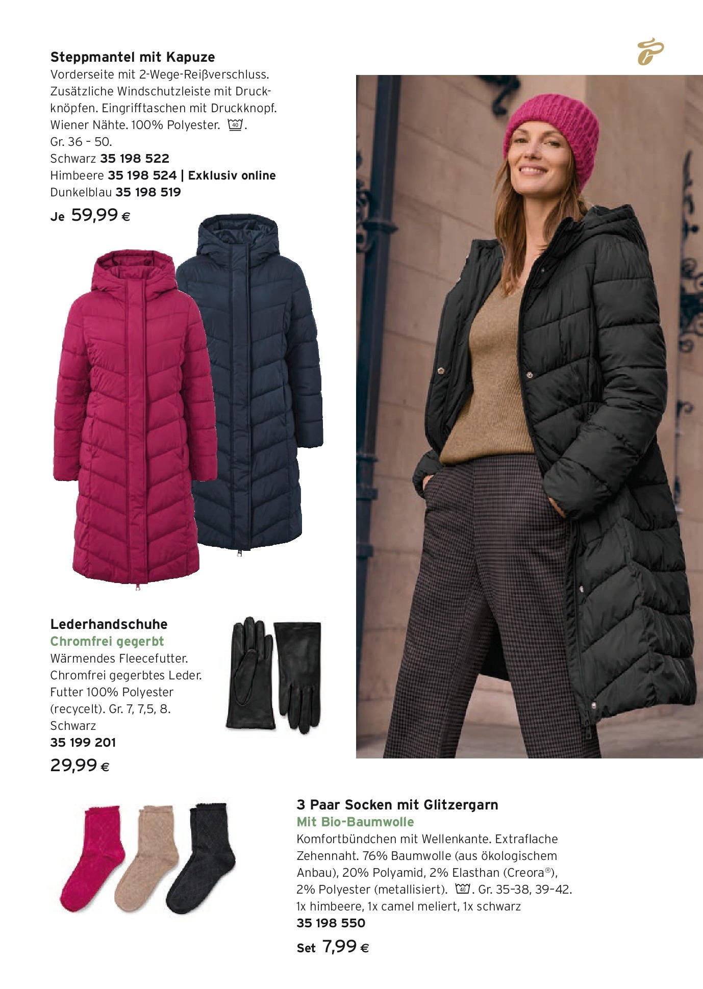 Tchibo Eduscho Magazin: Autumn & Winter Collection von 23.10.2024 - Aktuelle Angebote | Seite: 10 | Produkte: Himbeere