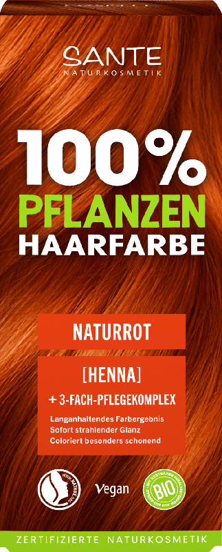 SANTE NATURKOSMETIK Pflanzenhaarfarbe Naturrot