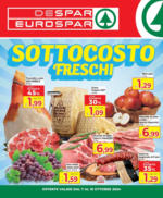 Eurospar Sottocosto freschi - al 16.10.2024