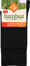 dm-drogerie markt nur die Socken Thermo Bambus schwarz Gr. 35-38 - bis 31.10.2024