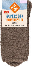 dm-drogerie markt nur die Socken Supersoft braun Gr. 39-42 - bis 31.10.2024