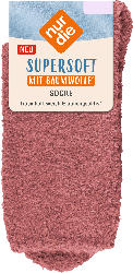 nur die Socken Supersoft rosa Gr. 39-42