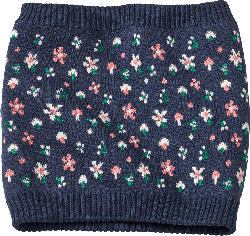 ALANA Loop Schal mit Blumen-Muster, blau