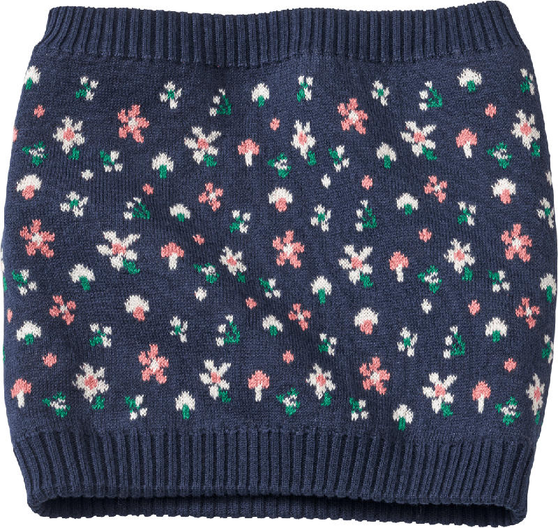 ALANA Loop Schal mit Blumen-Muster, blau