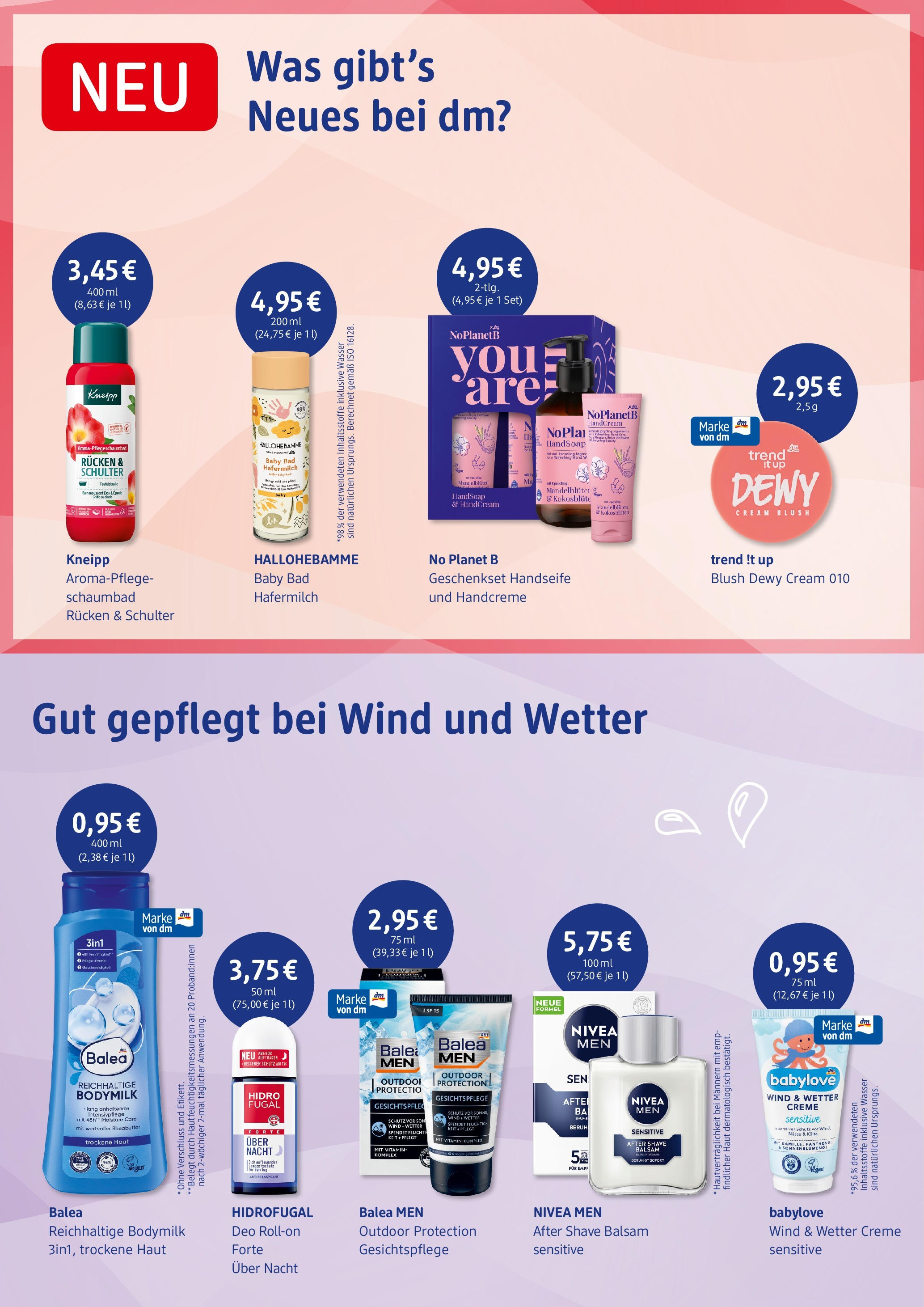 dm drogerie - Baden-Baden, Wilhelm-Drapp-Straße 2 (ab 16.10.2024) zum Blättern | Seite: 3 | Produkte: Hafermilch, Creme, Blush, TV