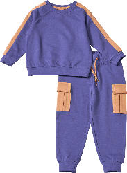 ALANA Set mit Pullover & Jogginghose, blau, Gr. 92