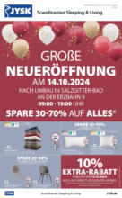 JYSK JYSK: Neueröffnung in Salzgitter-Bad - bis 20.10.2024