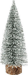 Dekorieren & Einrichten Drahttannenbaum, gefrostet (16 cm)