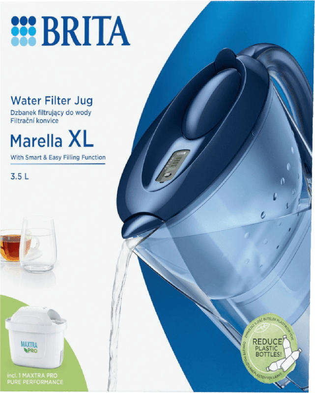 Cana filtranta Marella XL 3,5 L Maxtra PRO (albastru)