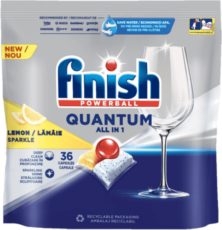 Detergent vase quantum All in 1 lemon