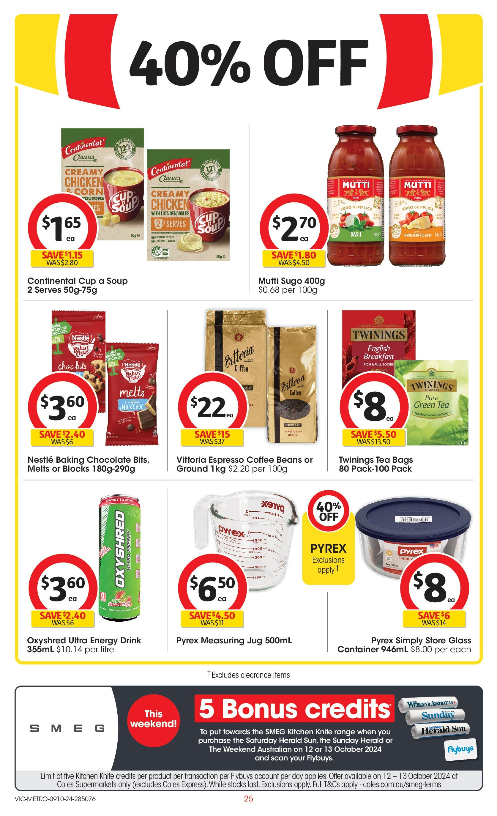 ﻿﻿Coles catalogue valid from 09/10/2024 > Online Australia | Page: 25 | Products: Coffee, Chocolate, Chicken, Noodles