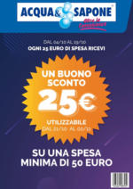 Acqua & Sapone Un buono sconto 25€ - al 19.10.2024