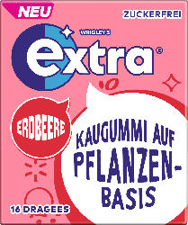 EXTRA Kaugummi Erdbeere, zuckerfrei