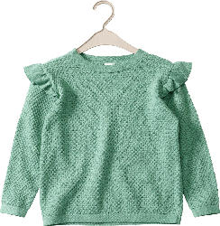 ALANA Pullover mit Rüschen, grün, Gr. 104