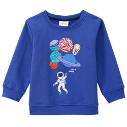 Jungen Sweatshirt mit Astronauten-Allover (Nur online)