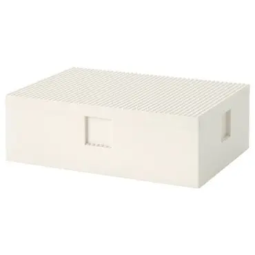 BYGGLEK LEGO® кутия с капак, 35x26x12 см