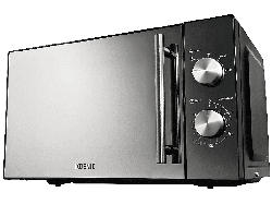 Koenic KMW 1221 B Mikrowelle (700 Watt, Freistehend, 20 l, Schwarz/ verspiegelte Front)