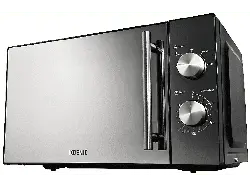 Koenic KMW 1221 B Mikrowelle (700 Watt, Freistehend, 20 l, Schwarz/ verspiegelte Front)