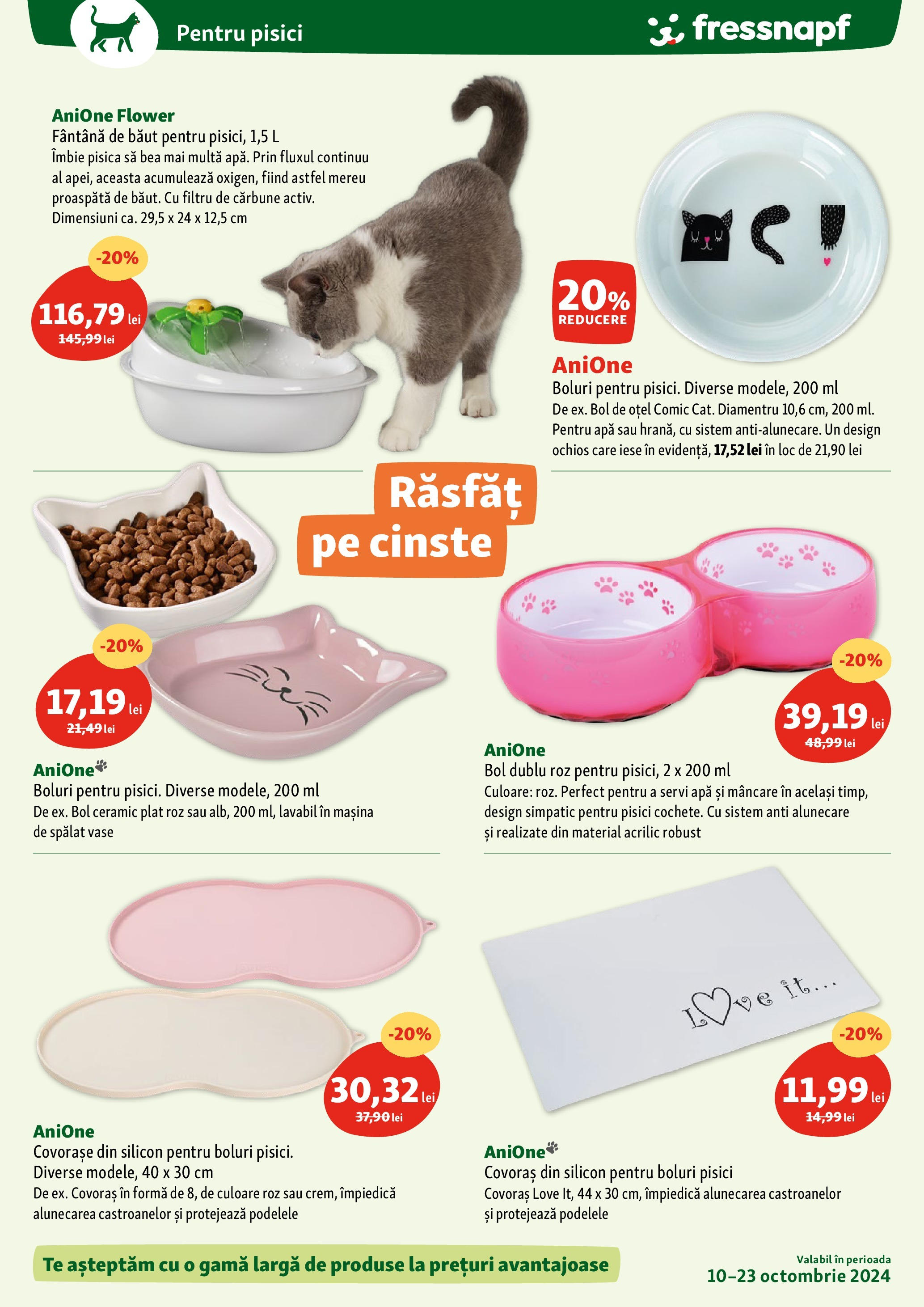 Catalog Fressnapf - Oferta 10.10.2024 - 23.10.2024 | Pagină: 12 | Produse: Bol, Apă