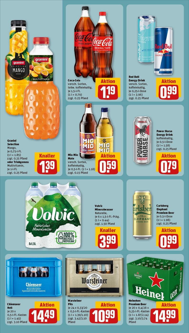 Rewe - Nordhorn, Friedrich-Ebert-Straße 2 (ab 14.10.2024) zum Blättern » Angebote | Seite: 14 | Produkte: Energy, Pils, Heineken, Mango