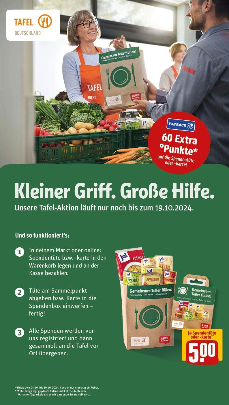 Rewe - Nordhorn, Friedrich-Ebert-Straße 2 (ab 14.10.2024) zum Blättern » Angebote | Seite: 24 | Produkte: Tomaten, Erbsen