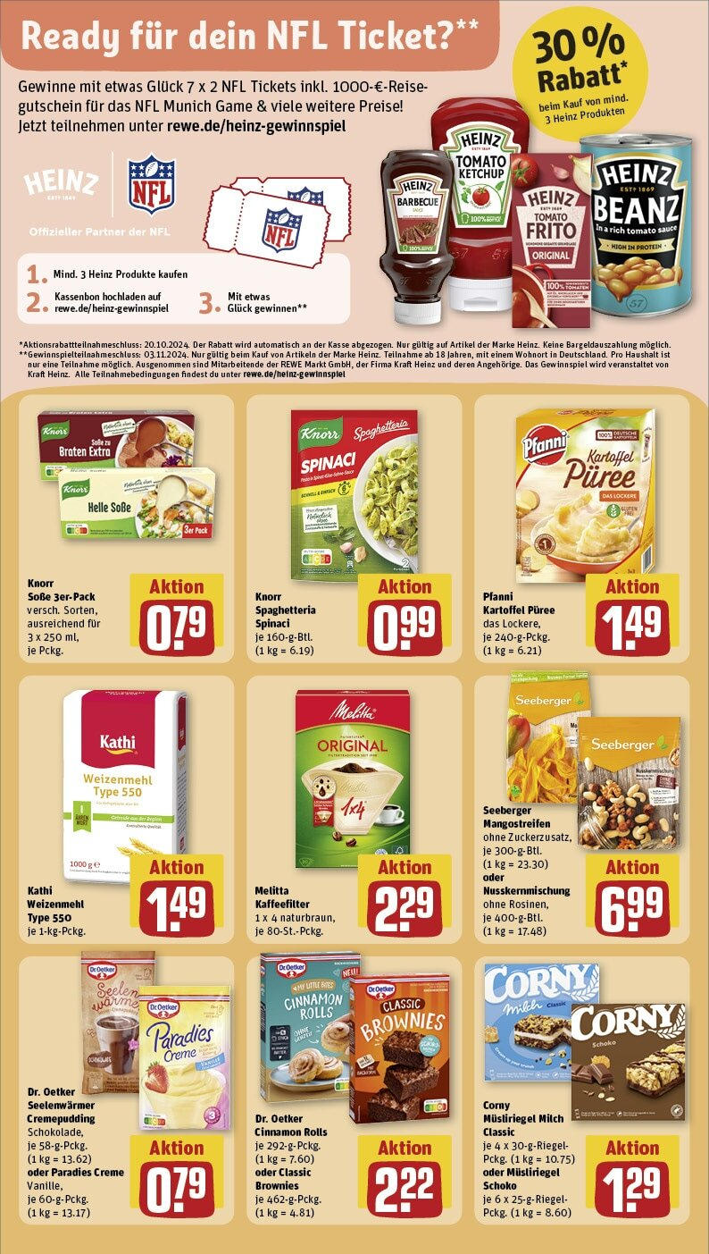 Rewe - Berlin / Pankow, Neumannstraße 1 (ab 14.10.2024) zum Blättern » Angebote | Seite: 22 | Produkte: Melitta, Milch, Tomaten, Creme