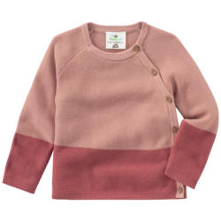 Baby Strickpullover mit Farbteiler (Nur online)