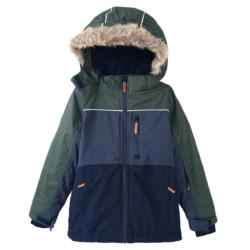 Jungen Schneejacke mit Flächenteilern