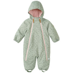 Baby Schneeoverall mit Herz-Allover