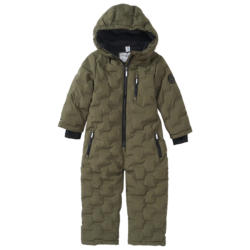 Jungen Schneeoverall in Unifarben