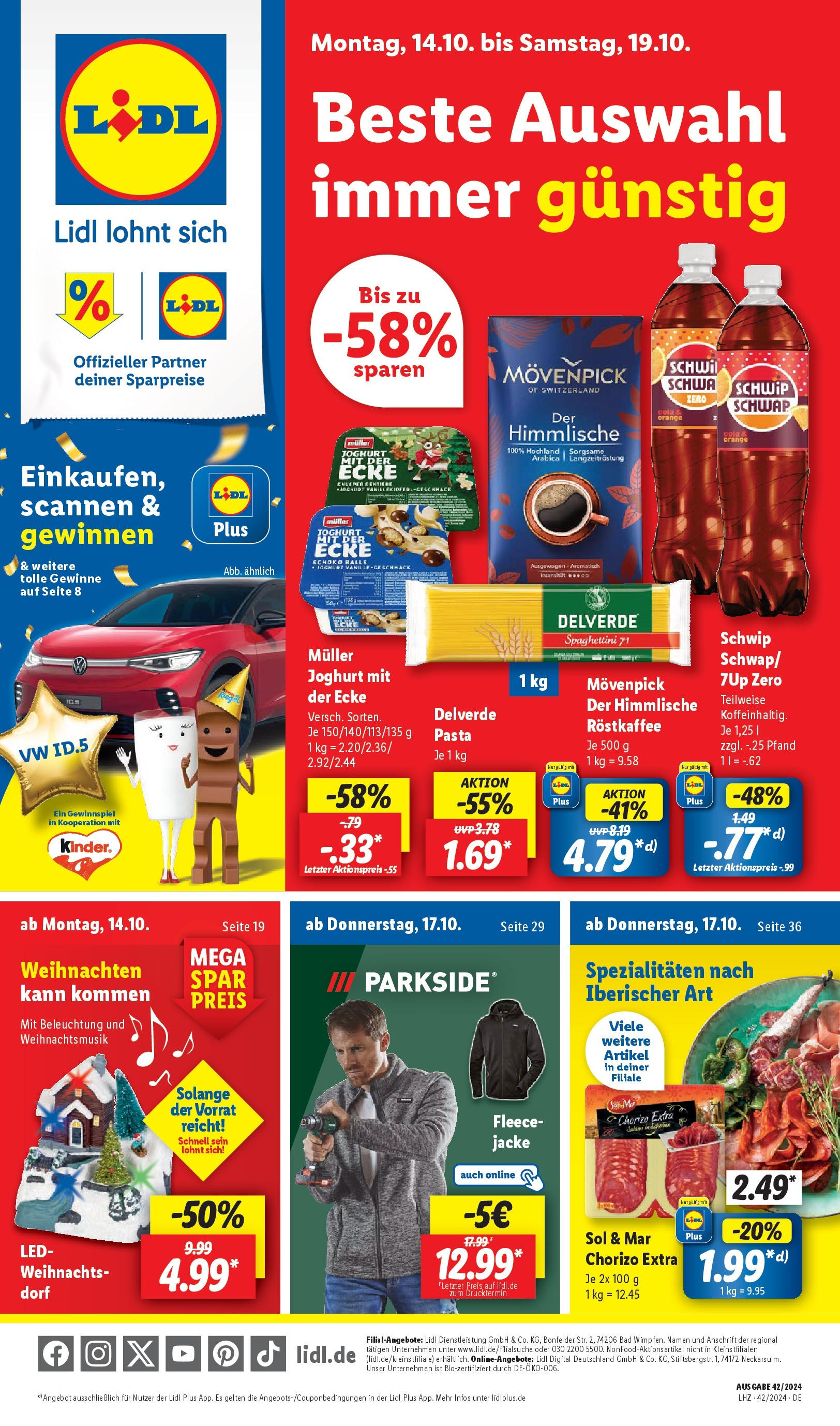 Lidl Prospekte gültig vom 14.10. bis 19.10. ᐉ Online Angebote der Woche