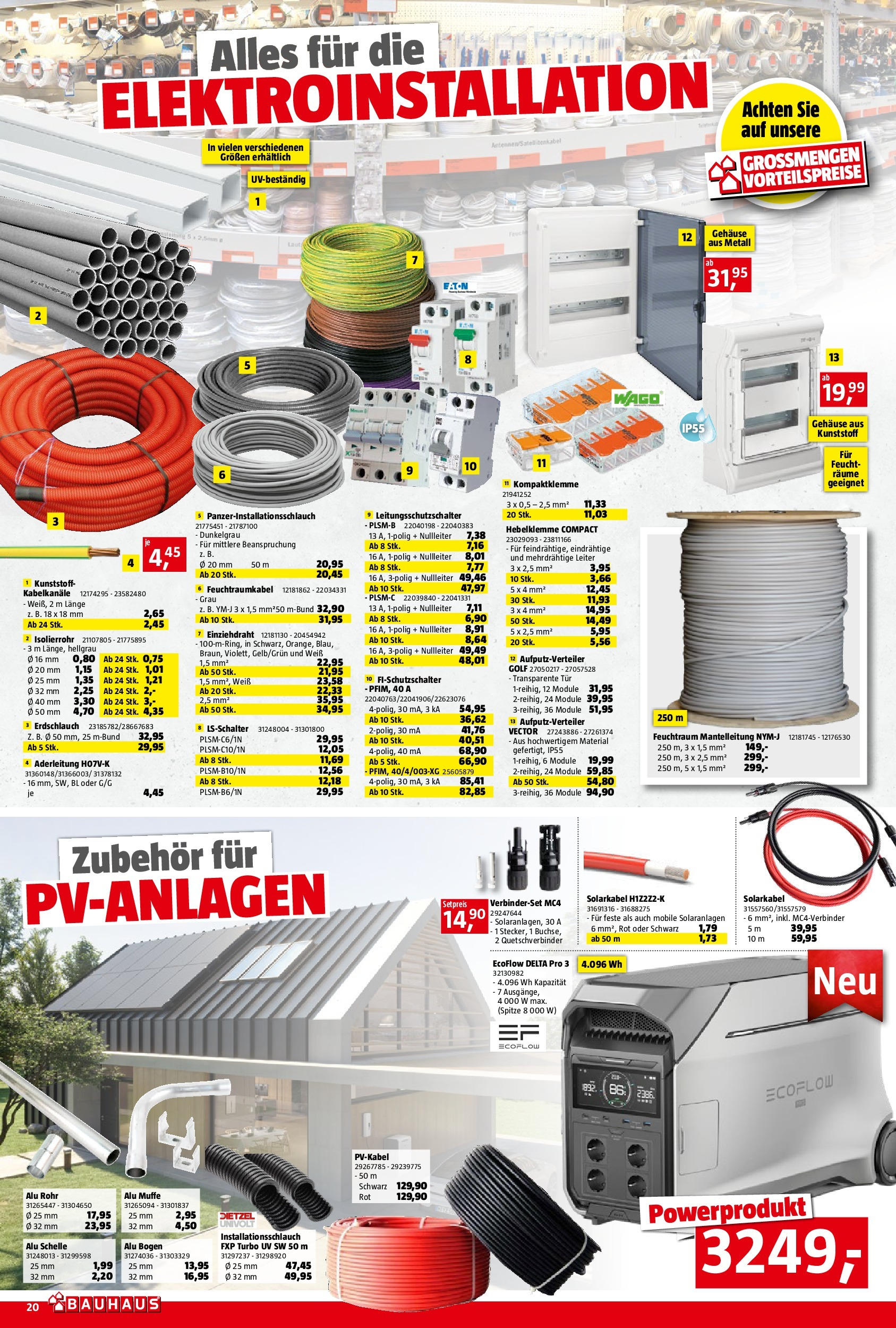 Bauhaus Prospekt aktuell von 14.10.2024 - Aktuelle Angebote | Seite: 20