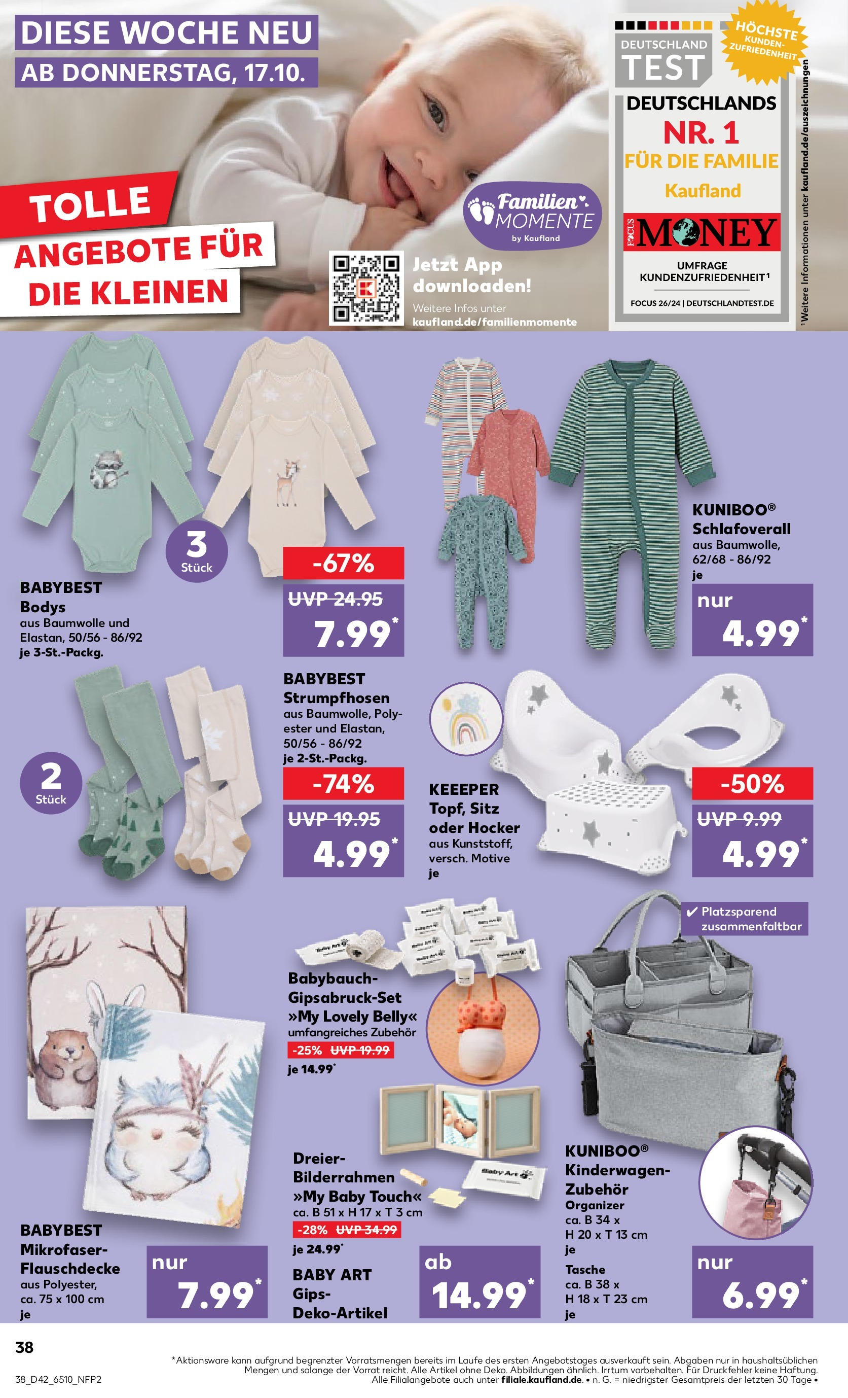 Kaufland - Nordrhein - Westfalen  (ab 17.10.2024) » Angebote Online zum Blättern | Seite: 38 | Produkte: Tasche, Hocker, Bilderrahmen