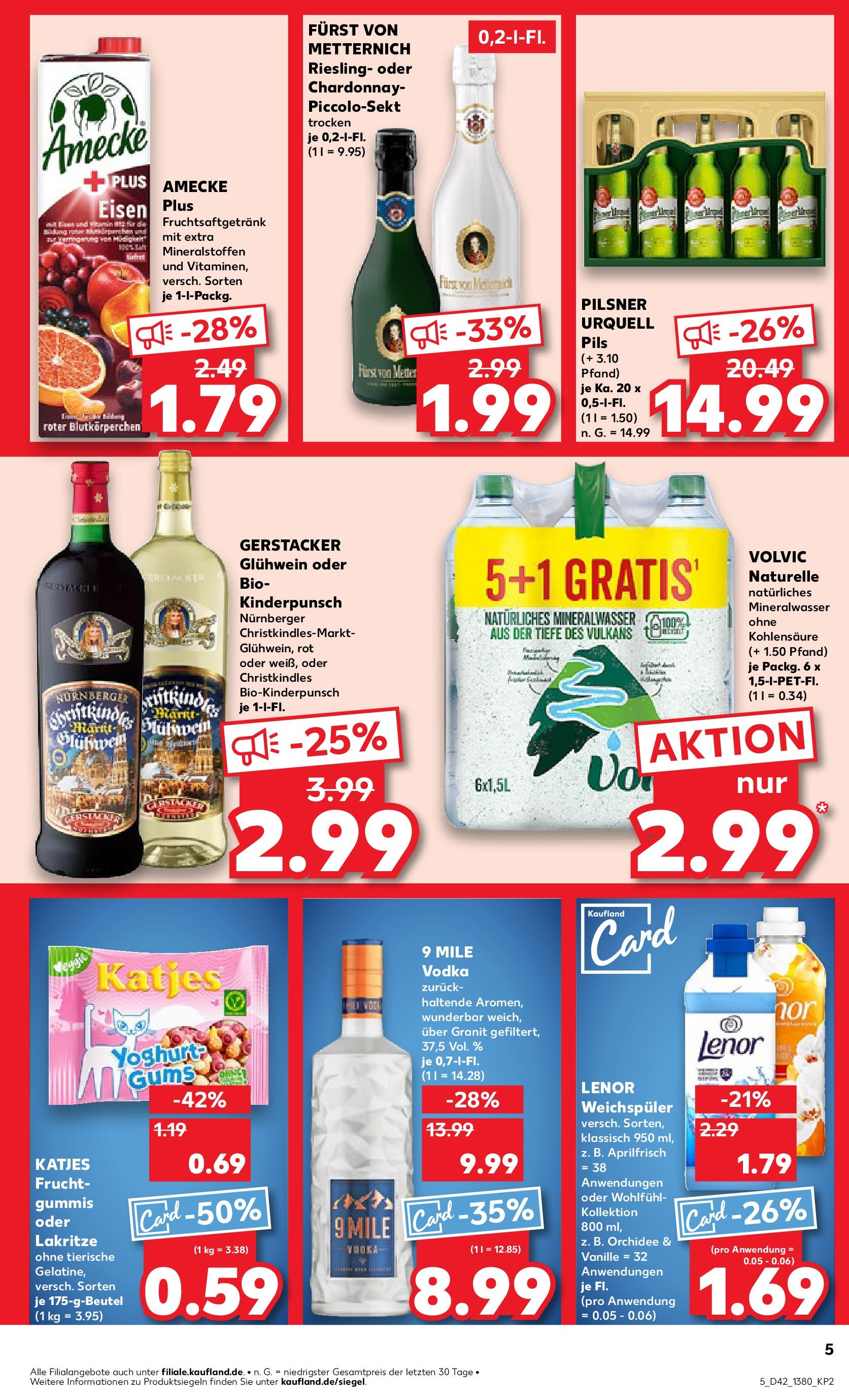 Kaufland - Nordrhein - Westfalen  (ab 17.10.2024) » Angebote Online zum Blättern | Seite: 7 | Produkte: Presse, Duft, Socken, Telefon